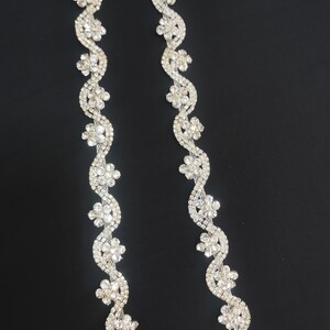 Silver bridal vine belt Rhinestone belt bridal Rhinestone belt wedding Silver bridal belt,bridal Belt , silver bridal belt