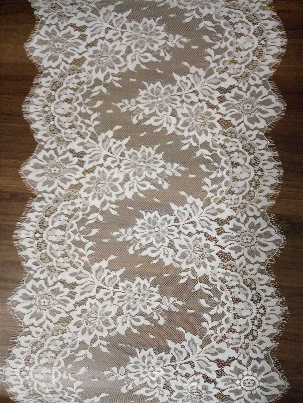 Ivory lace table runner/extra wide table runners 15 Etsy