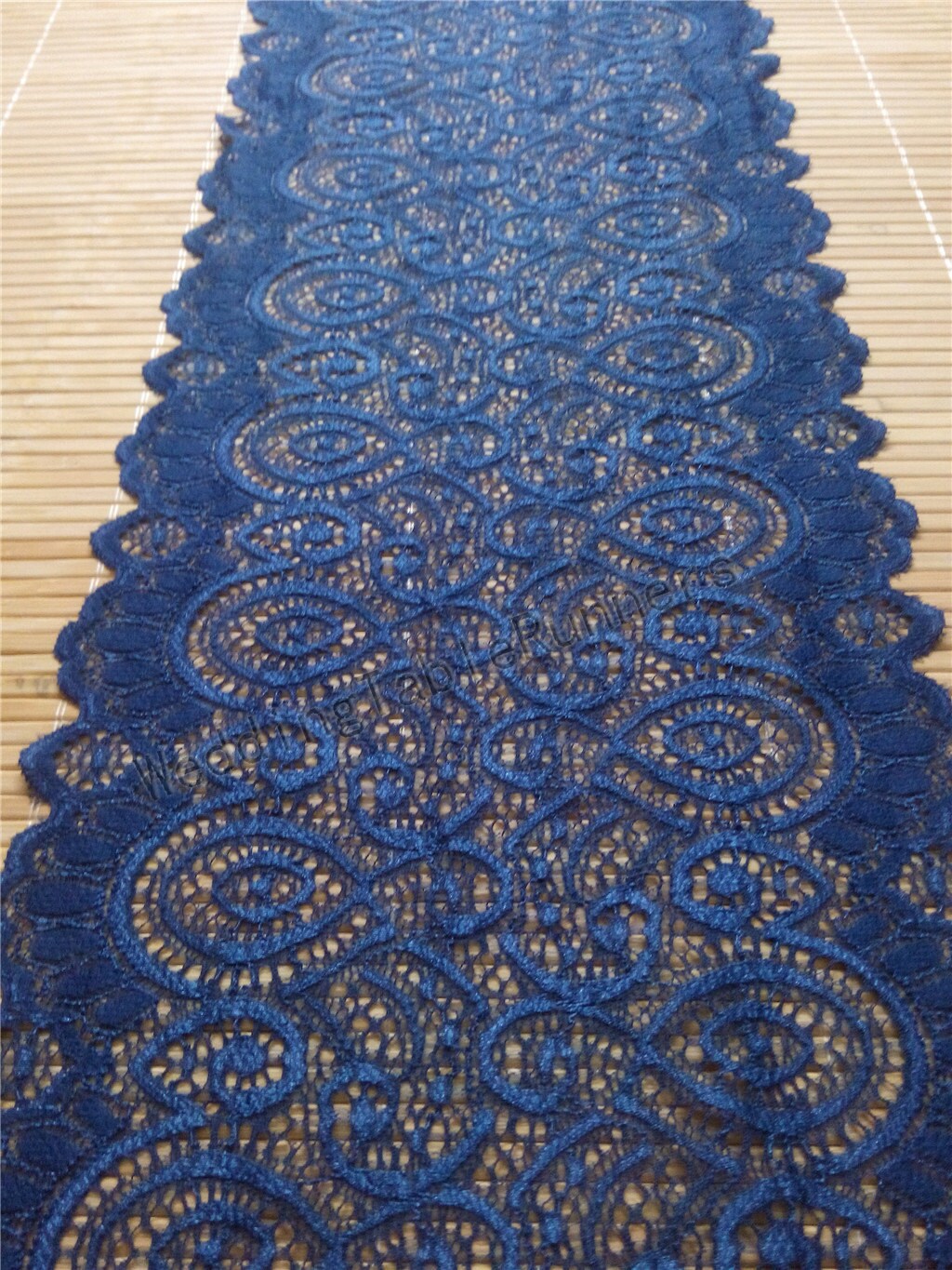 Navy Lace Runner Wedding Table Runner/ Wedding Runners/ Lace Etsy