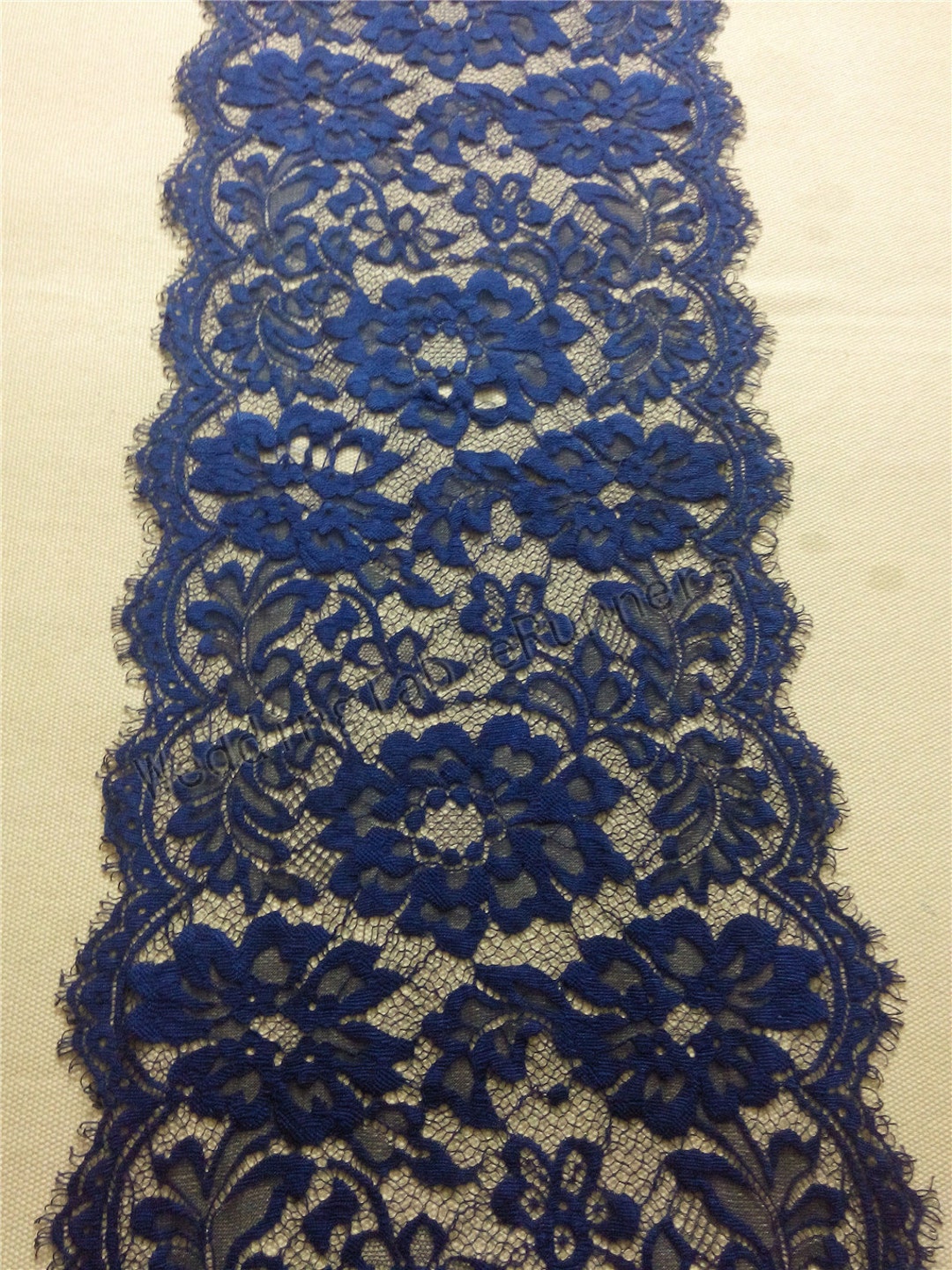Navy Blue Lace Runner/wedding Table Runners/navy Lace Table Runner
