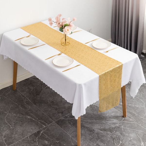 Gold Sequin Table Runner Sequin Table Runner Gold Table Runner