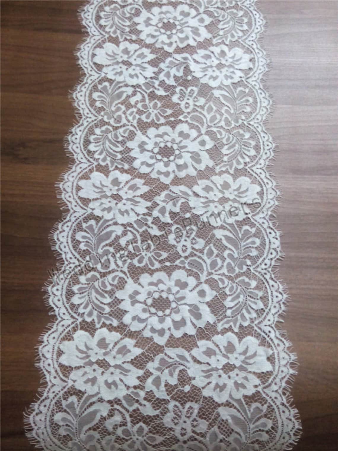 7ft white Lace Table runner 10 white table runners Etsy