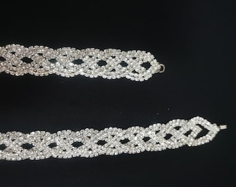 Crystal belt  rhinestone silver bridal vine belt wedding belt  bridal belt silver bridal belt Silver bridal vine belt