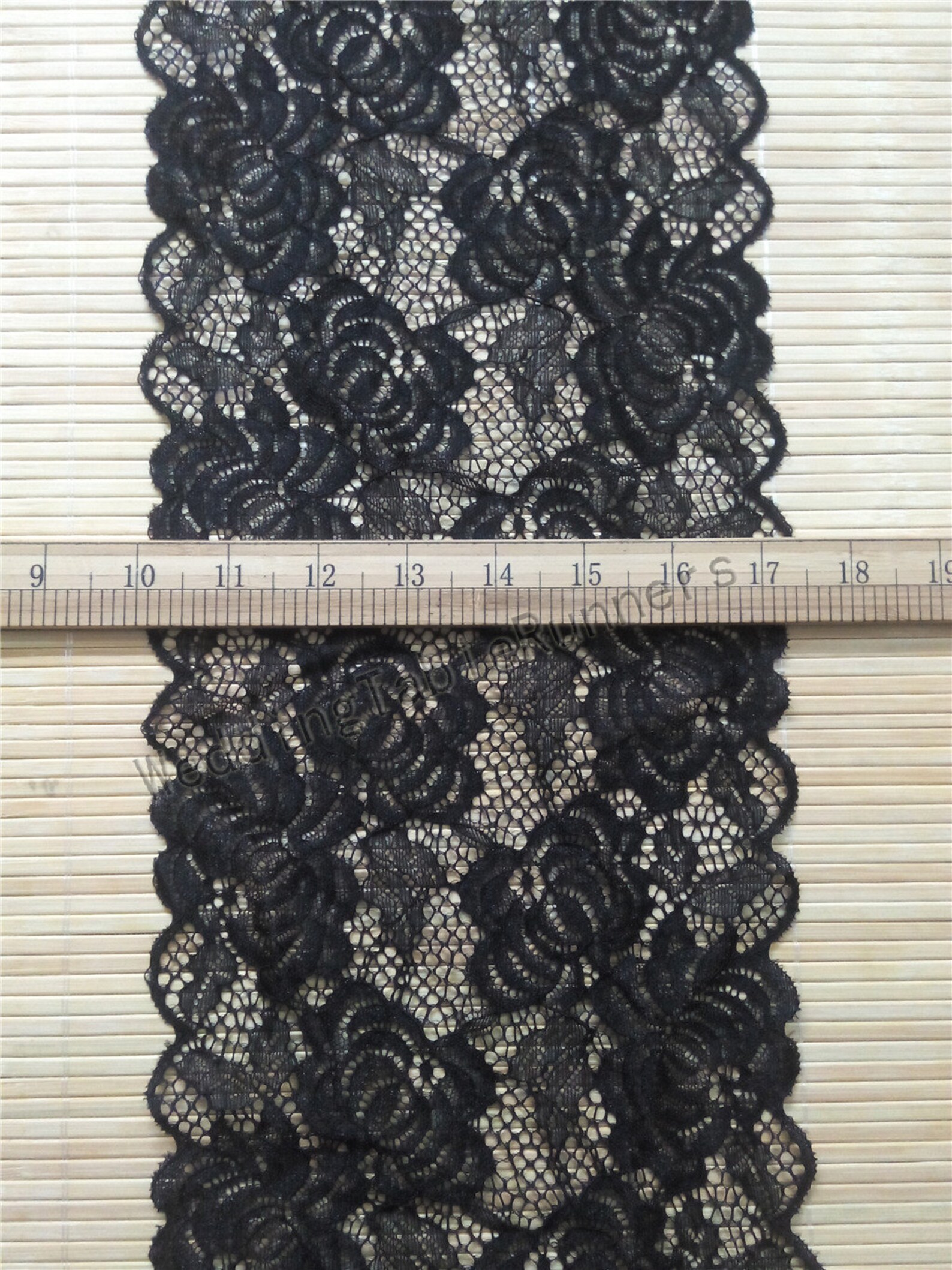 Black Lace Table Runner 7 Wedding Table Runner Lace Etsy