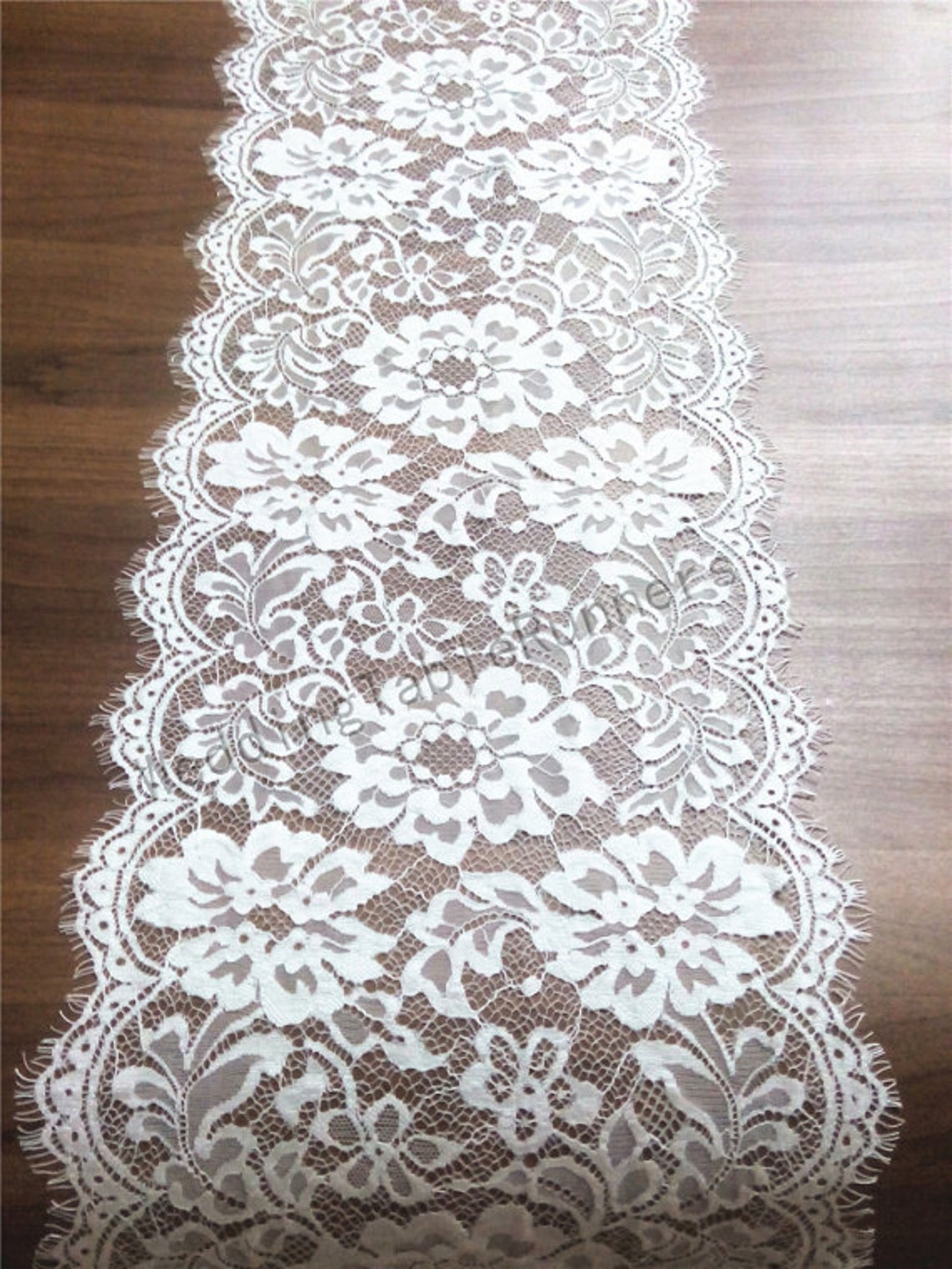 7ft white Lace Table runner 10 white table runners Etsy