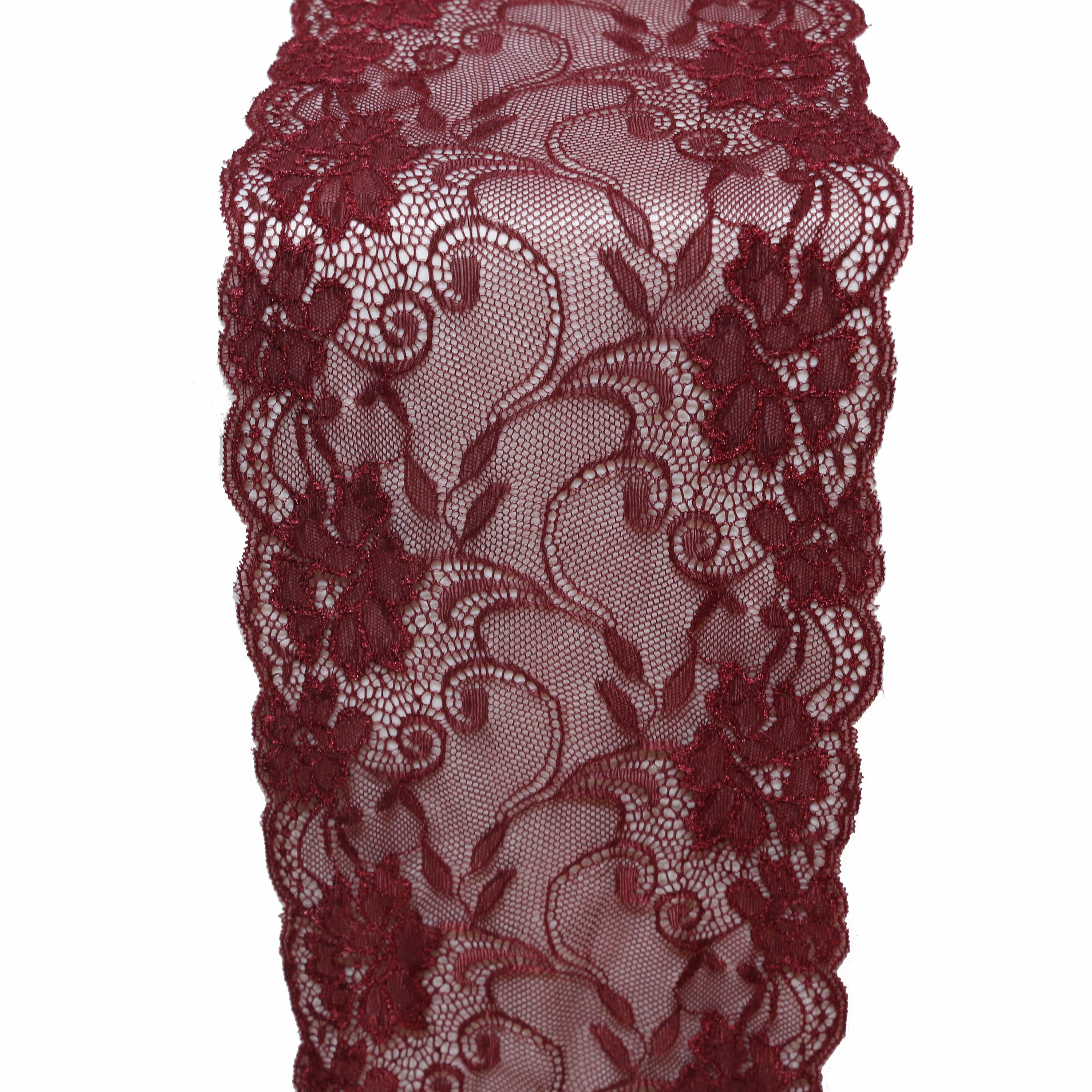 Burgundy Lace Runner Burgundy Table Runner Burgundy Wedding Etsy