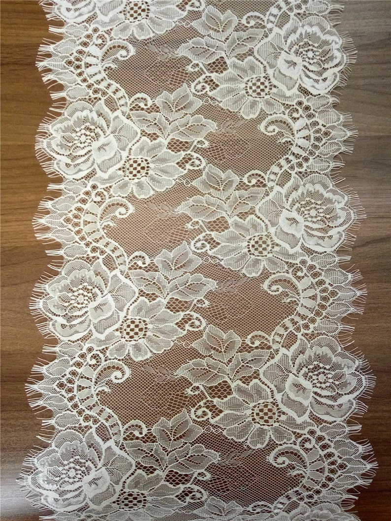 White Table Runner 12 Wide white Lace Table Runner Etsy Australia