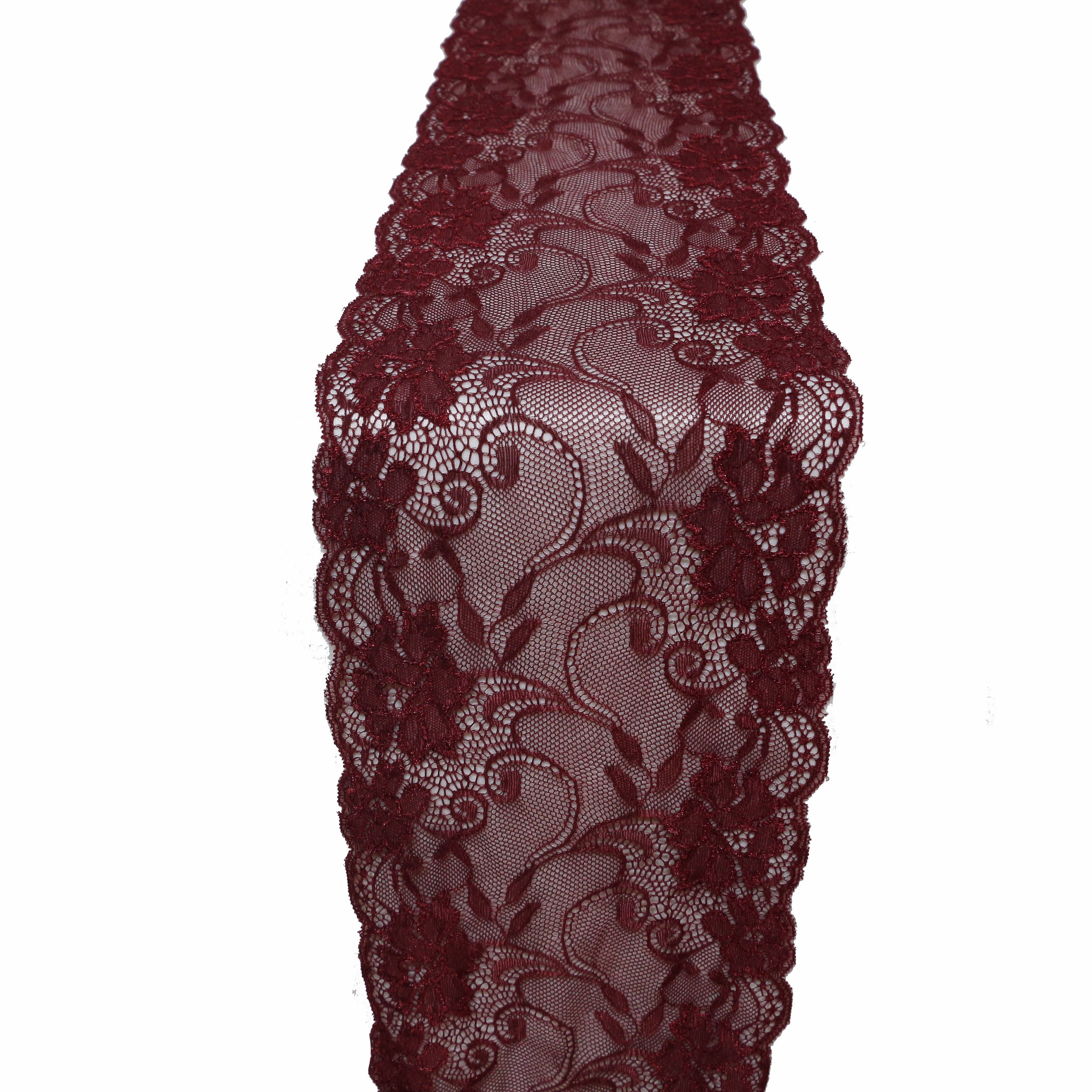 Burgundy Lace Runner Burgundy Table Runner Burgundy Wedding Etsy