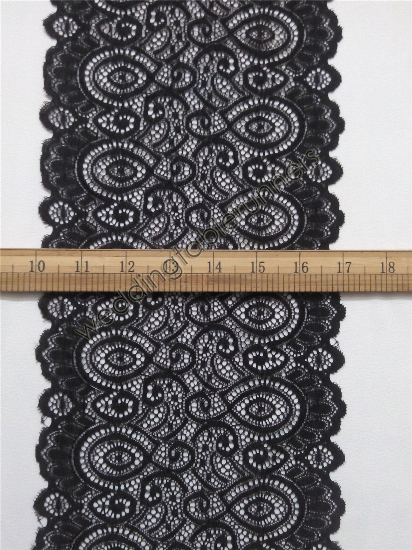 Black Lace Table Runner 7 Wedding Table Runner Lace Etsy