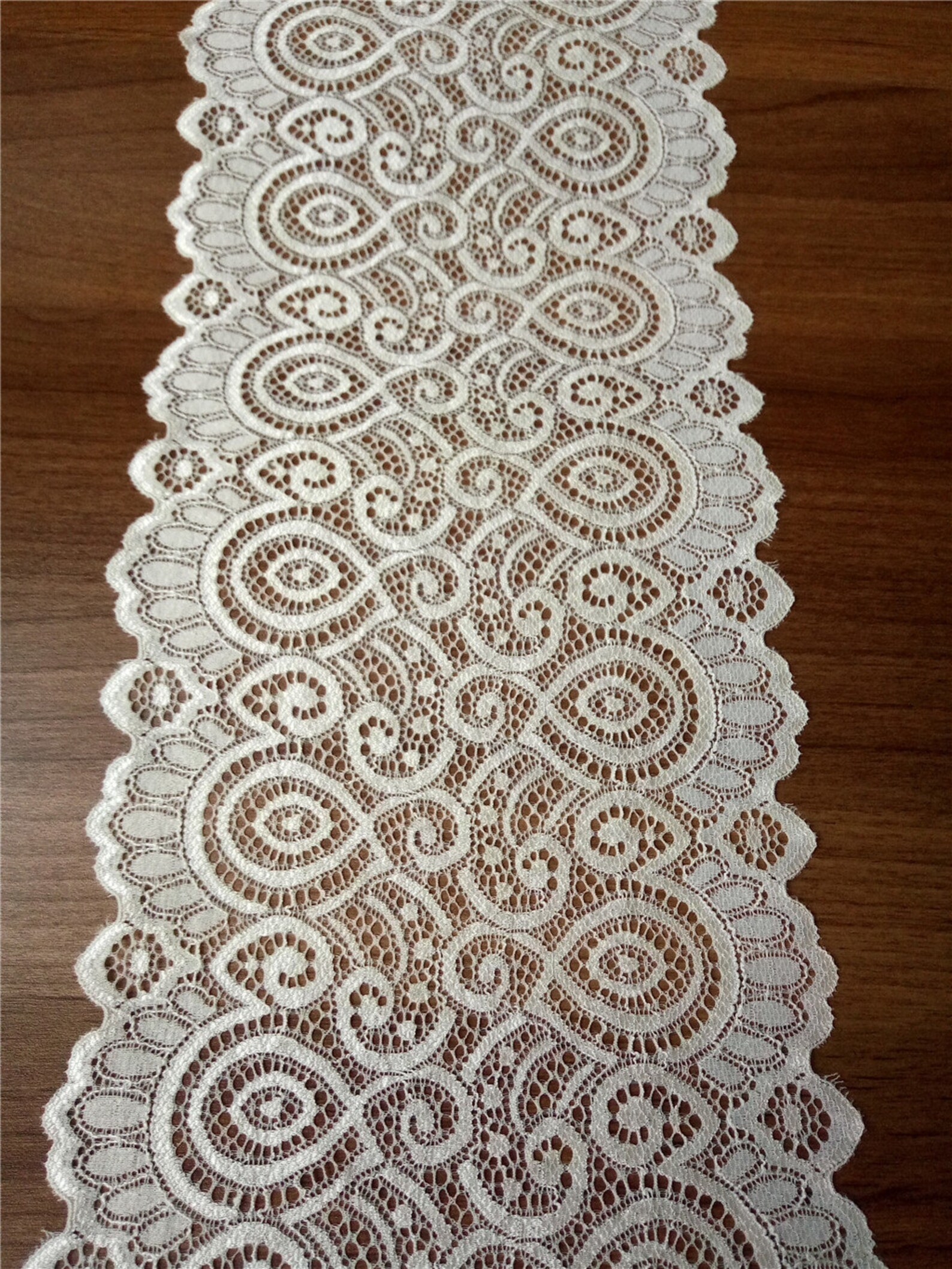 White Lace Table Runner 7 Wedding Table Runner Lace Etsy