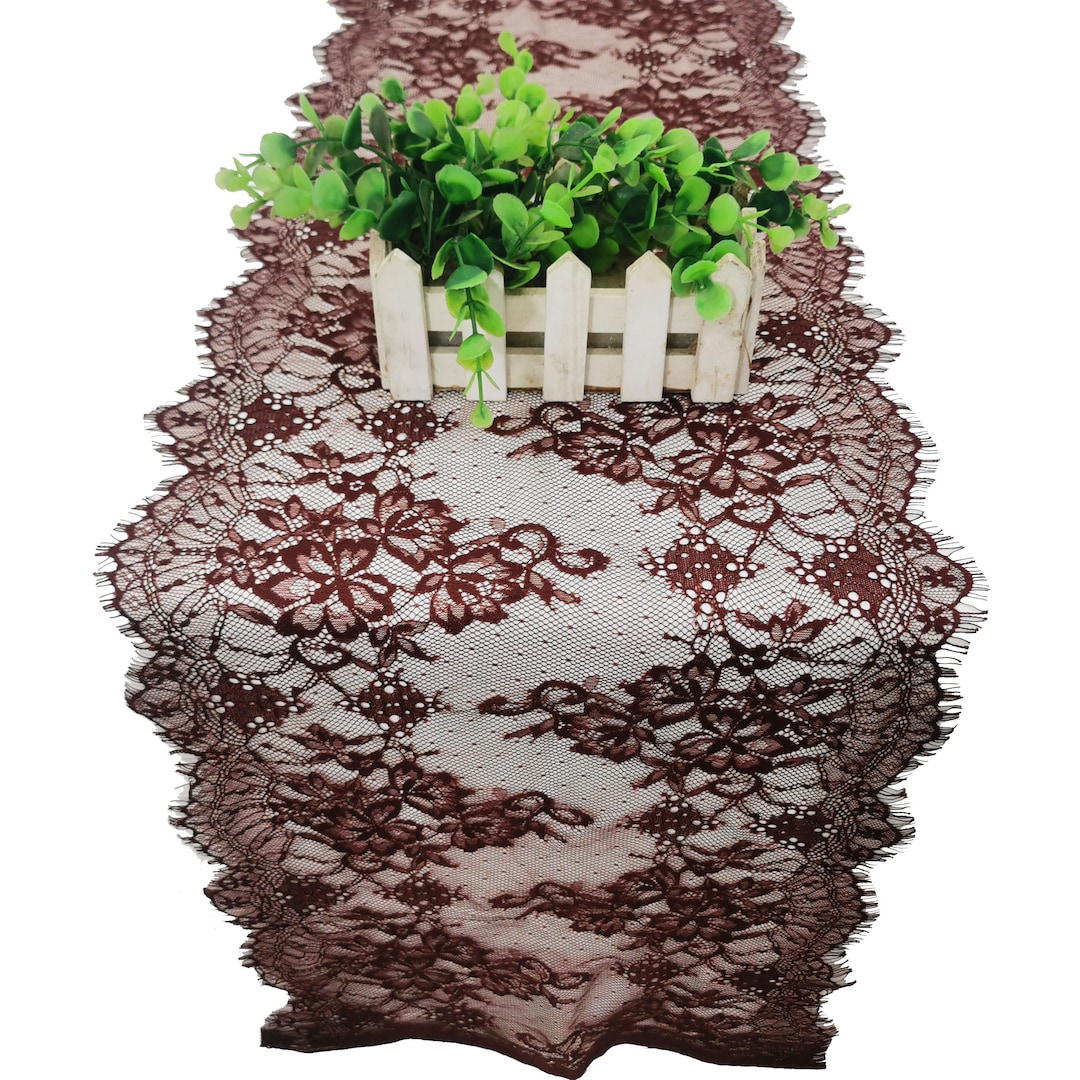 Burgundy Christmas Table Runner Burgundy Lace Table Runner for Wedding