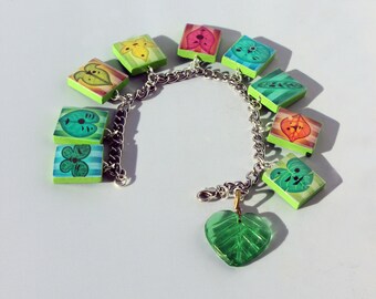 Korok-bedelarmband: op Legend of Zelda geïnspireerde scrabbletegels