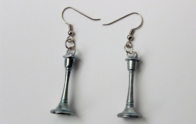 Clue Candlestick Token Earrings image 3