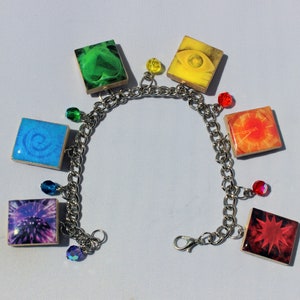 Infinity Stones Scrabble Tile Charm Bracelet - Etsy