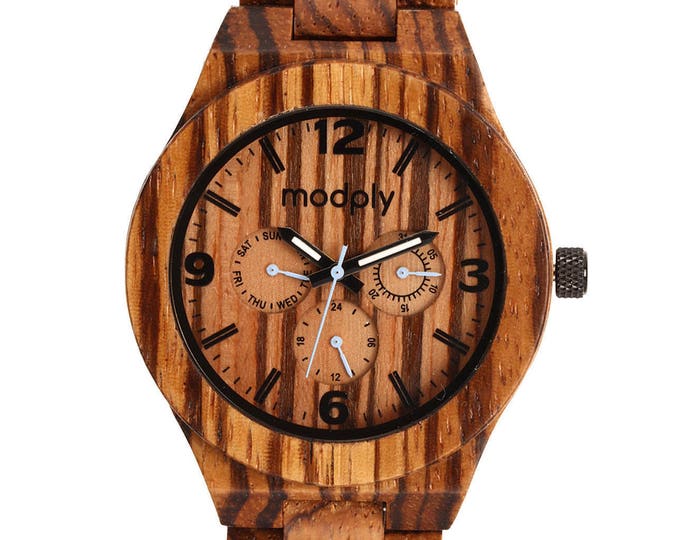 Engraved Watch Men, Personalized Gift, Custom Watch, Wood Watch, Unique Watch, Groom Gift, Hand Watch, Modply, Wedding Men Gift,Modern Watch