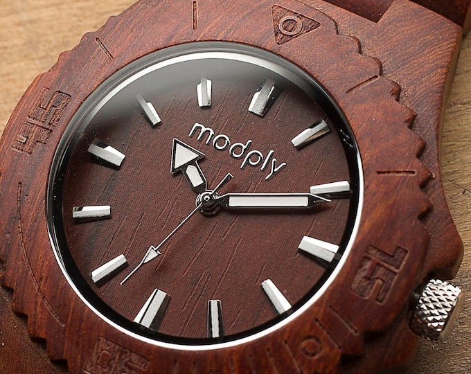 Custom Wooden Watch, Wooden Watch Engrave, Wooden Mens Watch, Wood Watch Men, Watch With Message, Personalized Watch, Custom Wrist Watch
