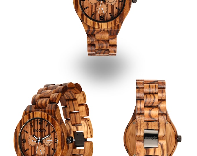 Quality Groomsmen Gifts - Wood Watches For Groomsmen Proposal with Custom Engraving - Bulk Groomsmen Gifts - Nature Themed Wedding Gifts