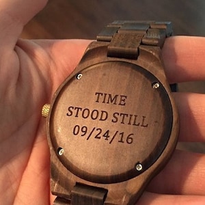 Groomsmen Watches Set Of 4-8-12, Engraved Watches, Custom Groomsman Gift, Wood Watches, Gift For Groom, Unique Best Gift, Groomsmen Proposal image 3