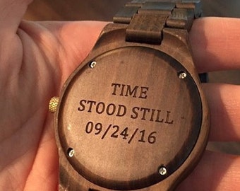 Groomsmen Watch Set of 1-12 Engraved Watches - Rustic Wedding Groomsmen Gifts - Wood Watch For Groom - Quality Groomsmen Gifts Idea