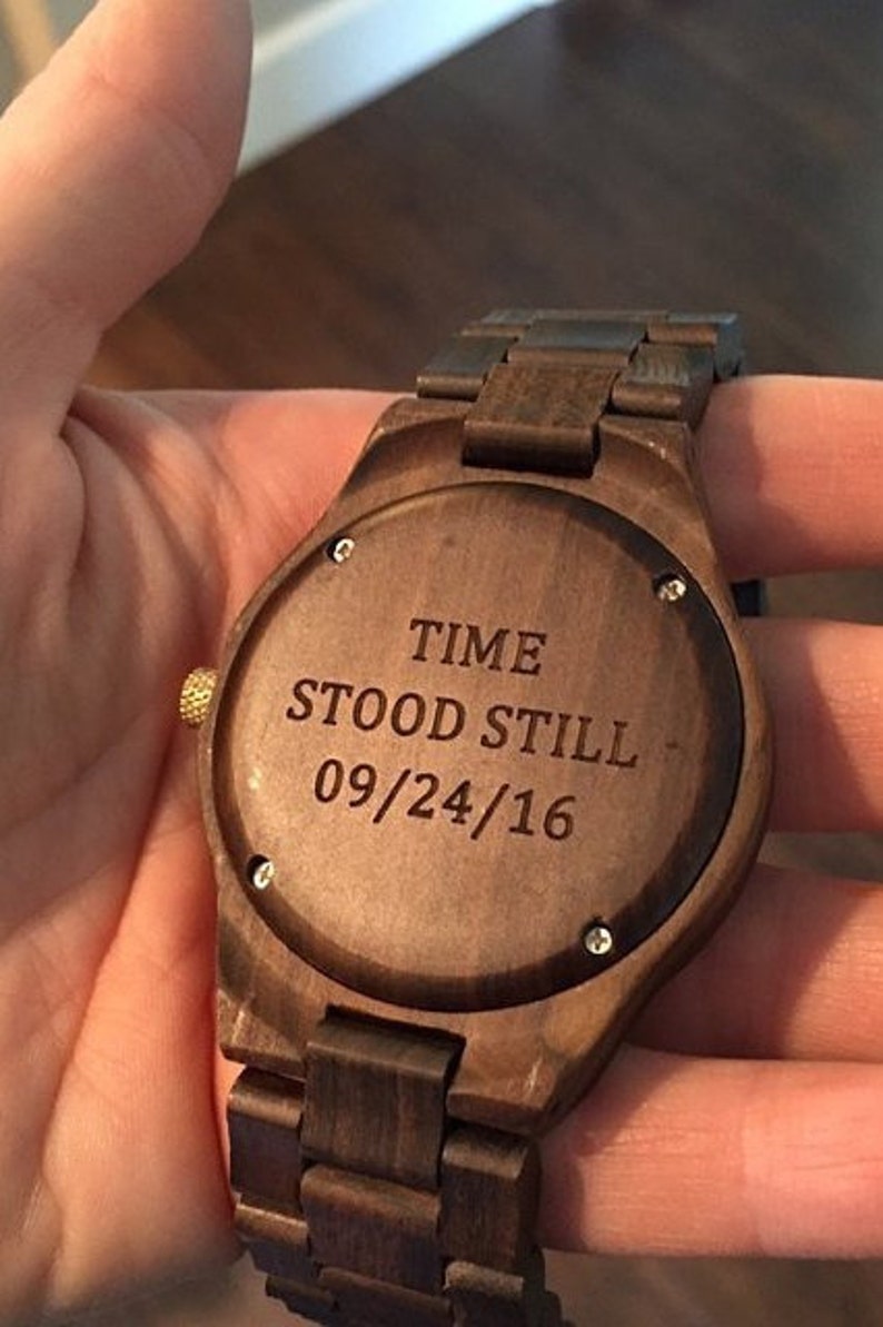 Groomsmen Watches Set Of 4-8-12, Engraved Watches, Custom Groomsman Gift, Wood Watches, Gift For Groom, Unique Best Gift, Groomsmen Proposal image 3