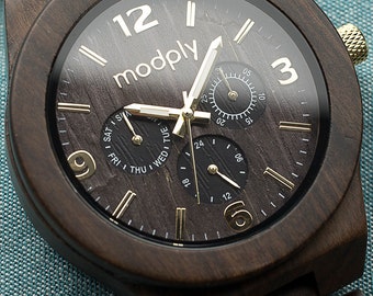 Custom Watch For Him ~ Wood Watch For Men - Mens Jewelry Gift Dad ~ Groomsman Watches ~ Unique Teacher Gifts ~ Father Watch From Daughter