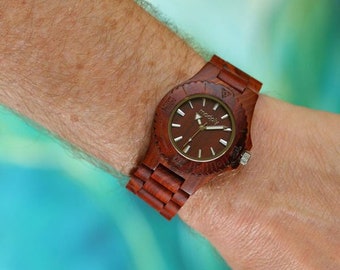 Groomsmen proposal set of 4-15 wood watches for men - Wedding officiant proposal - Custom Groomsman Gifts - Unisex Groomsmen watches set