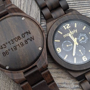 Groomsmen Watches Set Of 4-8-12, Engraved Watches, Custom Groomsman Gift, Wood Watches, Gift For Groom, Unique Best Gift, Groomsmen Proposal image 8