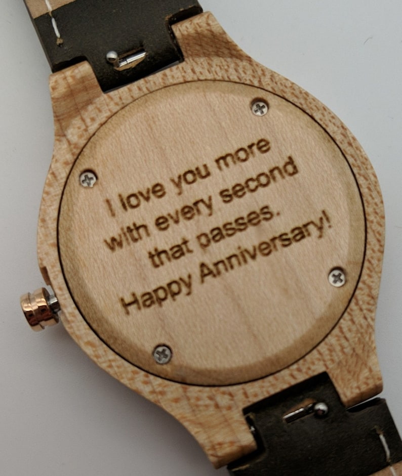 Watch For Women, Wood Watch, Engraved Wood Watch For Women, Personalized Watch, Gift For Mom, Womens Wrist Watch, Mothers Day Gift For Her zdjęcie 10