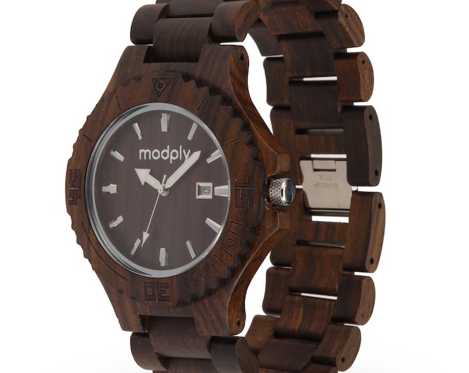 Groomsmen gift set of wedding watches - Set of personalized groomsman watches - Engraved wedding gifts for best man - Date window watch