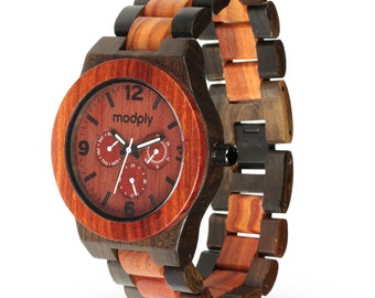 Modply Custom Watches, Wood Watch For Men, Еngraved Watches, Father Watch From Daughter, Dad Birthday Gift, Gifts For Him, Men Gift Ideas