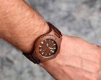 Personalized Groomsmen Gift, Groomsmen Watches, Personalized Watches, Engraved Wood Watch, Custom Watch, Father Of The Bride Watch, Groom