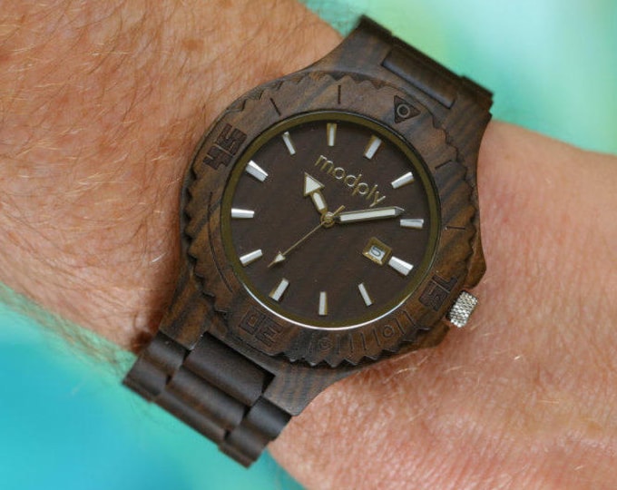 Wood Watch Men, Personalized Watch, Mens Wooden Watch, Custom Watch, Analog Watch, Wedding Gift For Him, Groom Watch, Husband Gift, Modply