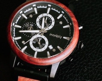 Men Personalized Watch, FREE Engraved Wood Watch, Premium Wood Watch Men, Wrist Watch, Birthday Gift For Him, Men Watch, Designer Watch