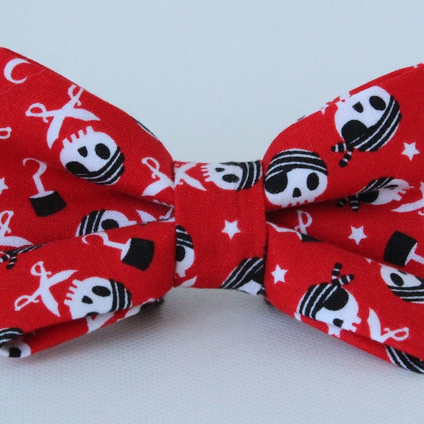 Handmade Pirates Life Dog Bowtie