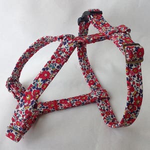 Handmade Liberty Betsy Ann Fabric Dog Harness