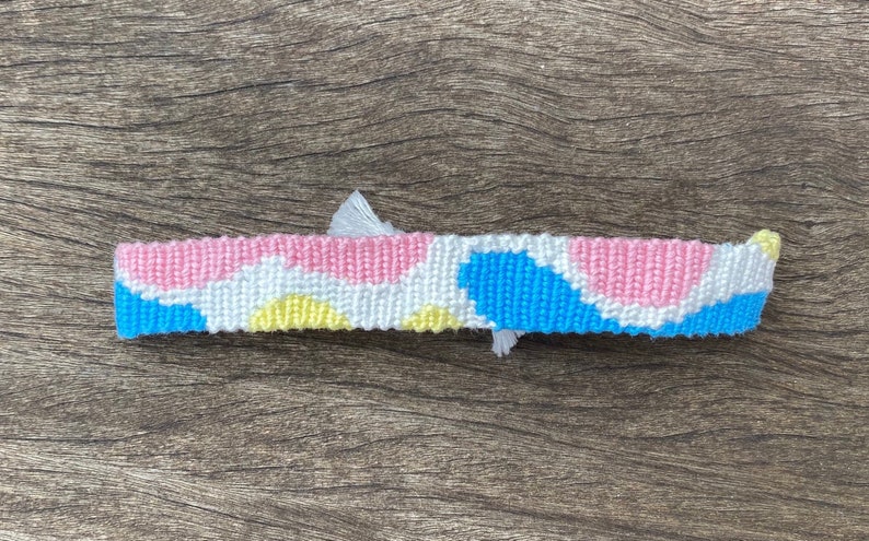 Knotted Bracelets Colorful Bubble Handmade Alpha Friendship Bracelet Cotton Bracelets Woven Bracelet Trendy