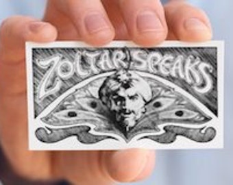 Zoltar Speaks Wish Granted Card