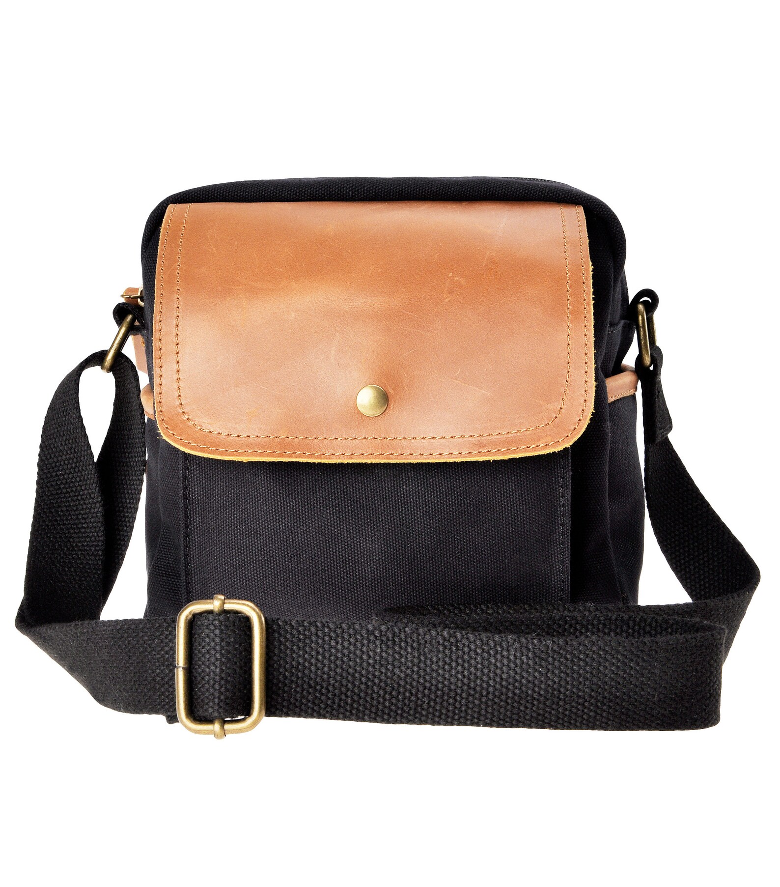 Canvas Camera Bag/ Small DSLR Bag/ Leather Trim Pouch/ Padded Etsy