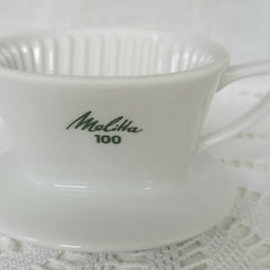Coffee filter porcelain filter filter porcelain coffee filter Melitta white 102 drinking coffee