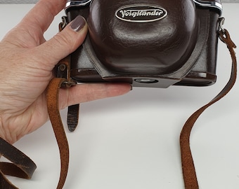 Original Voigtländer Leder Bereitschaftstasche für Voigtländer Vito CSR Kameras