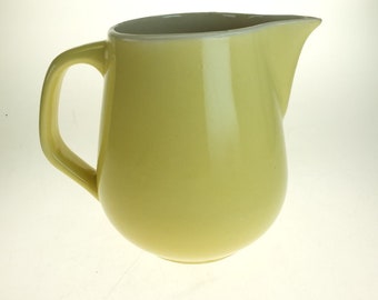 Jug milk jug Ceramic jug Milk jug Juice jug Melitta pastel yellow