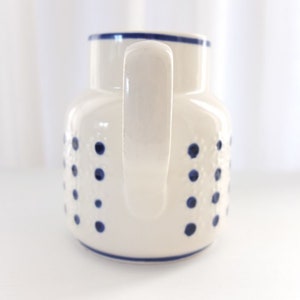 Jug Milk jug Juice jug Ceramic jug waku glazed dots dots flower vase country house country style vintage shabby image 5