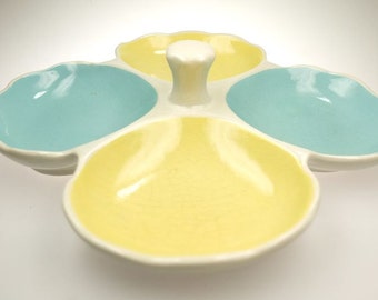 Snack plate snack bowls Keksschale ceramic yellow