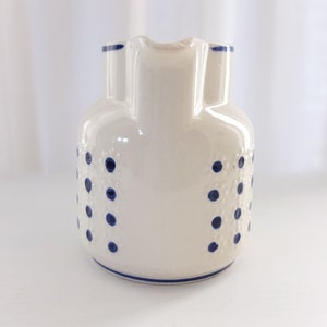 Jug Milk jug Juice jug Ceramic jug waku glazed dots dots flower vase country house country style vintage shabby image 4