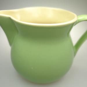 Jug Milk jug Michkrug Juice can country style vintage retro melitta pastel green shabby 60&#39;s