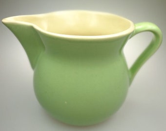 Jug Milk jug Michkrug Juice can country style vintage retro melitta pastel green shabby 60's