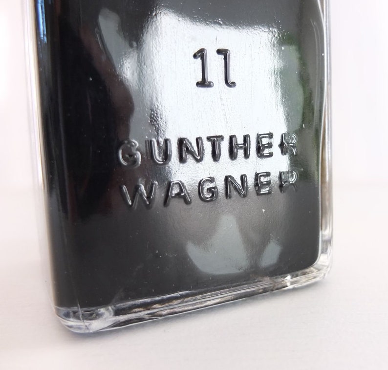 Ink Pelikan ink bottle royal blue blue office supplies Gunter Wagner image 9