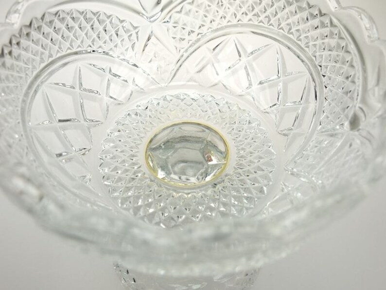 Bonboniere lead crystal bowl glass bowl 70s image 4