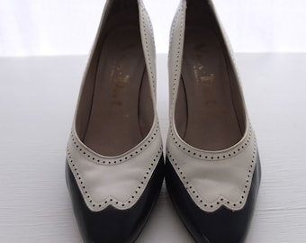 Women's Shoes Pumps Van Dal Rosemary made in England black and white size 6 dance shoes