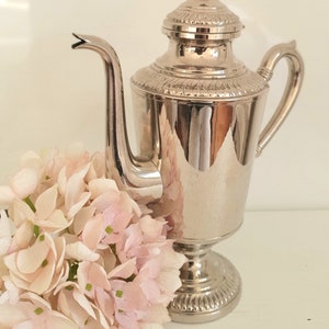 Pot coffee pot Gottfrid Carlsson Eskilstuna metal Sweden antique vintage
